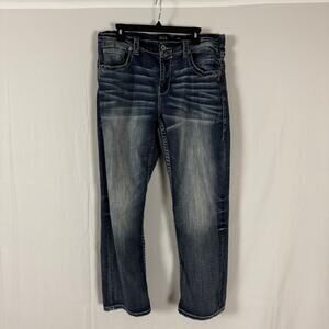 Buckle Black Men’s Straight Leg Jeans Waist 36R Inseam 28 Early Y2K Distressed